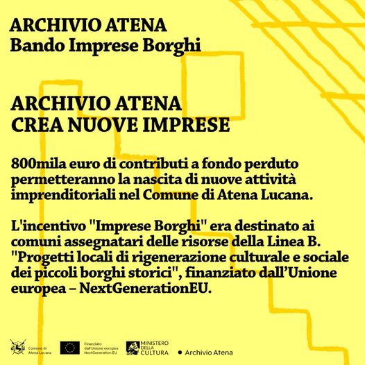 ARCHIVIO ATENA crea nuove IMPRESE